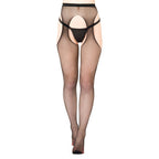 Collant cavallo aperto Fishnet Suspender Tights