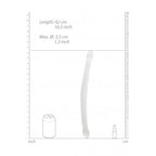 DILDO DOPPIO NON REALISTIC DOUBLE DILDO - 43 CM